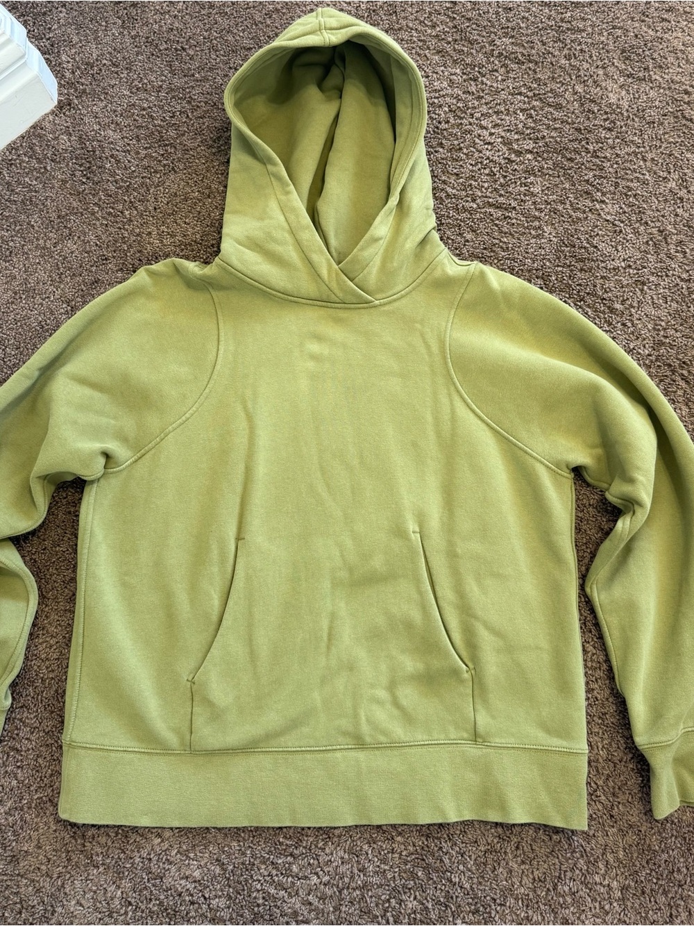 lululemon athletica Olive Green Hooded Pullover